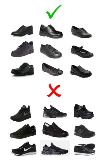 Twa shoes uniform example
